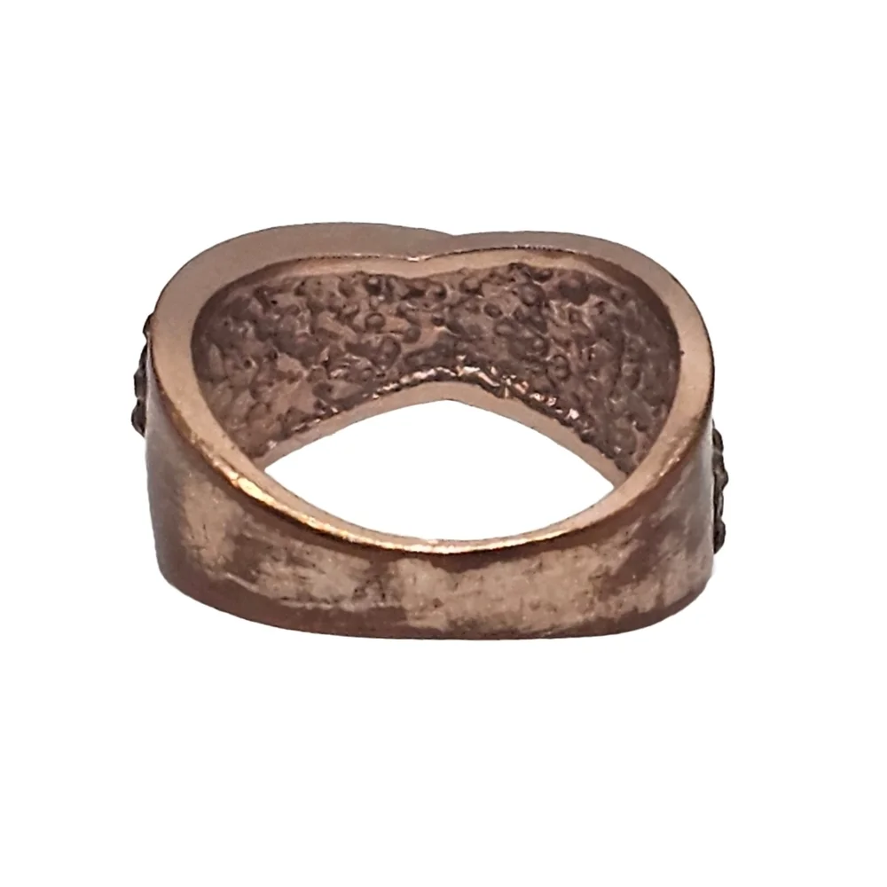 Rhinestone Band Ring (Size 8.5)